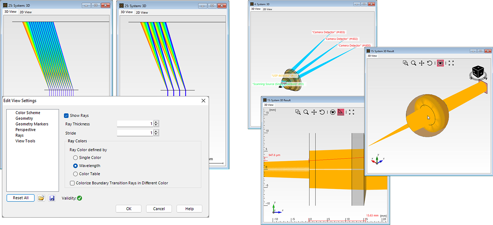 Better Control in Data Visualization for Optical Designs